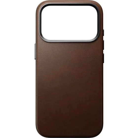Nomad Traditional Leather Case - iPhone 17 Pro - Brun
