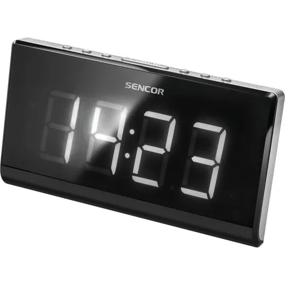 Sencor SRC 340 Digital Ur Radio, Sort
