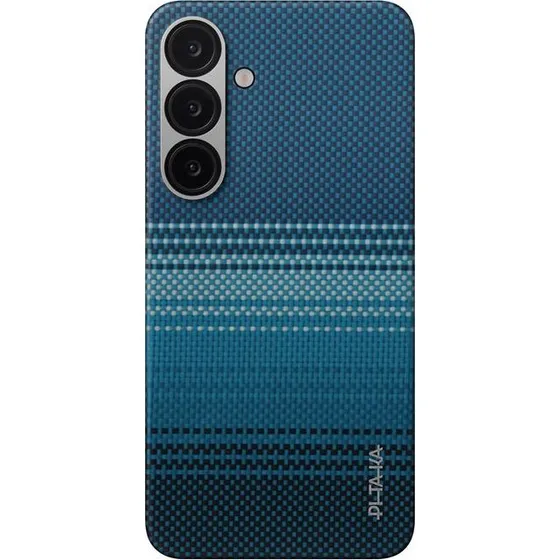 Pitaka Tactile Woven Case Moonrise for Samsung Galaxy S25+ - Mørkeblå