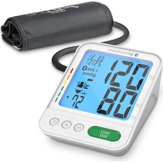 Medisana BU 584 Blodtryksmåler overarm, automatisk, Bluetooth, 2 brugere