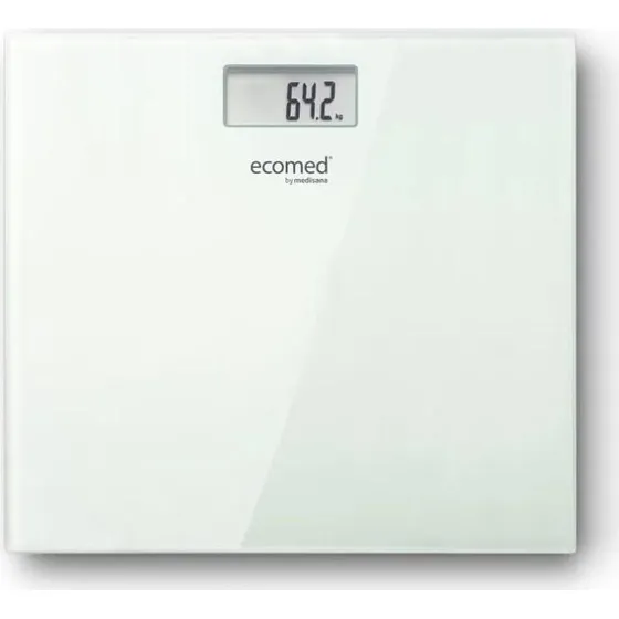 Medisana Ecomed PS-72E Badevægt, Hvid, Max 150kg