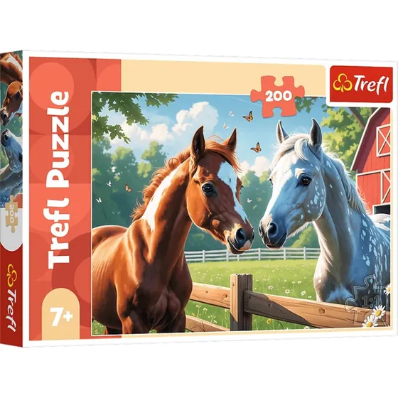 Trefl Puslespil Horses in the Clearing 200 brikker