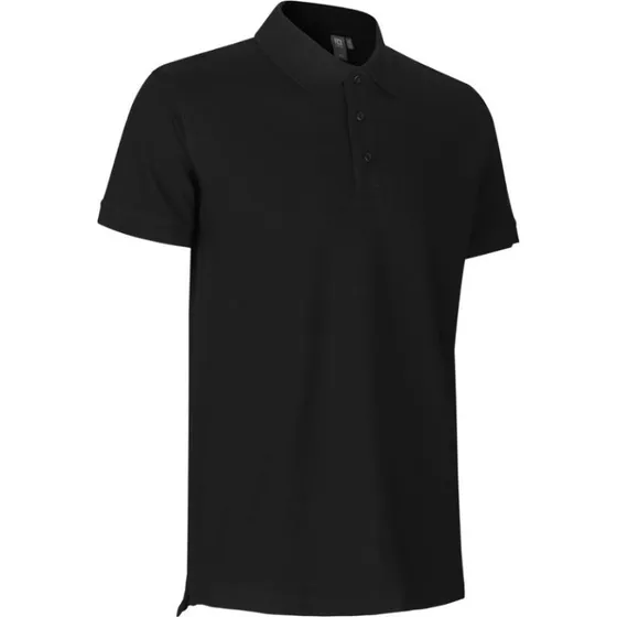 ID Poloshirt med stræk, Sort, M