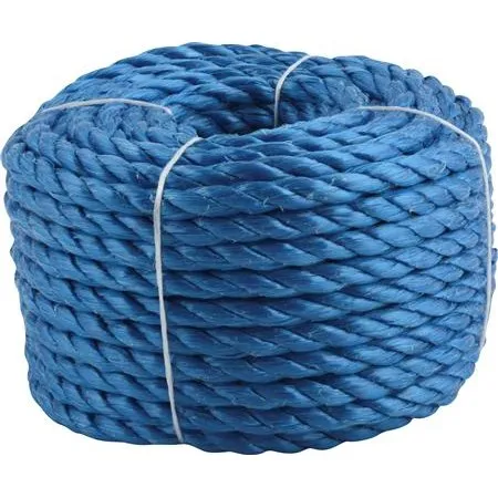 Reb 8mm 20m Blå Polyreb 3-Slået