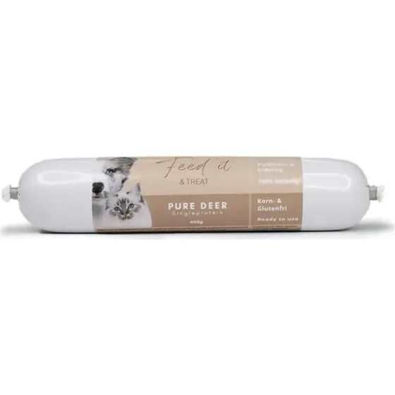 Feed´It og Treat Pure Deer 400g