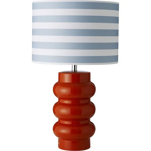 Superliving Lyon bordlampe, orange/blå