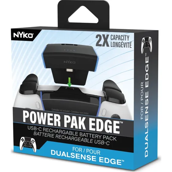 Nyko Power Pak Edge - 1100mAh, til PlayStation 5 DualSense Edge