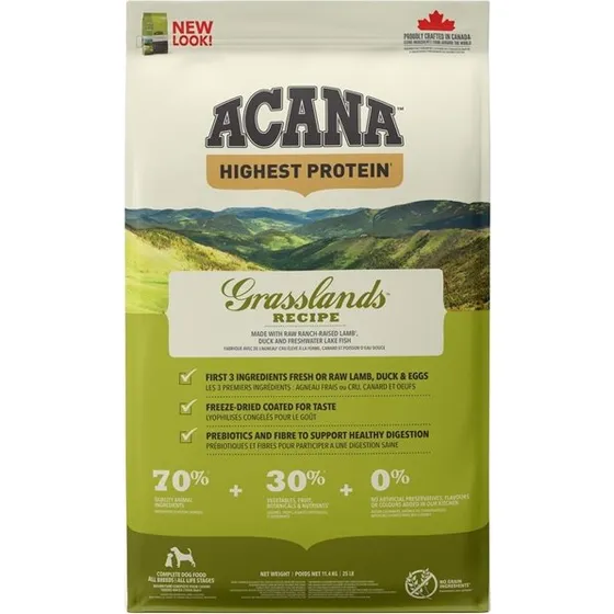 Acana Grasslands Recipe, hundefoder 2 kg