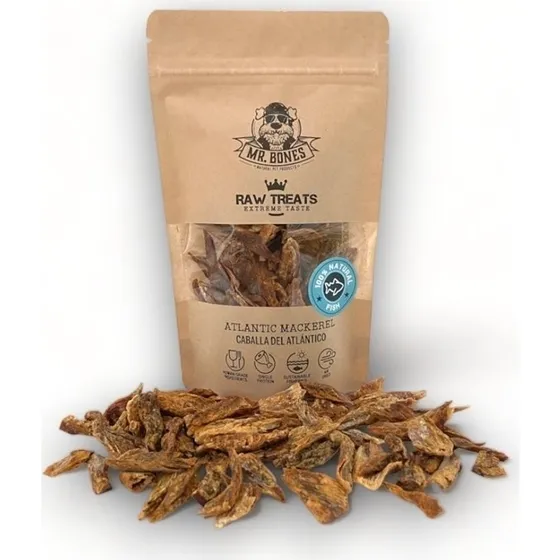 Mr. Bones Raw Treats Atlantic Mackerel, 45g