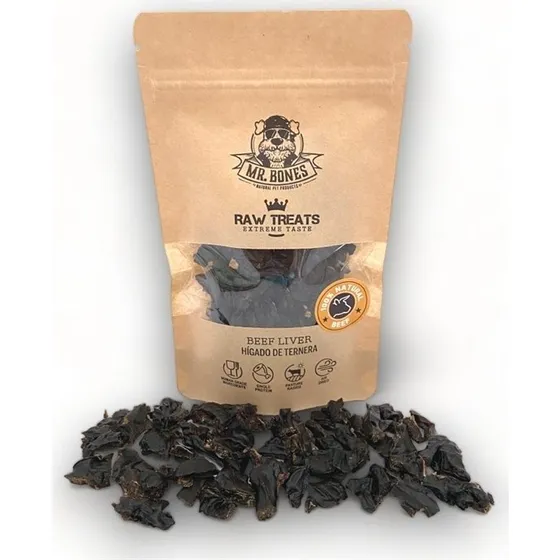 Mr. Bones Raw Treats Beef Liver, 45g