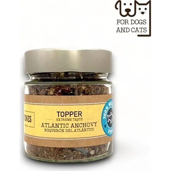 Mr. Bones Toppers Atlantic Anchovie 100g