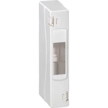 Legrand Ekinoxe Gruppetavle 1x1 modul med jord, hvid