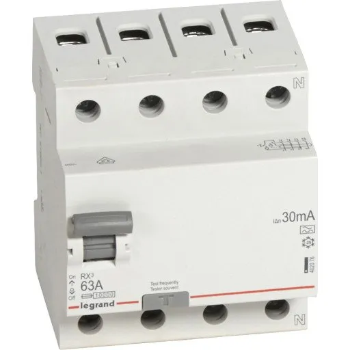 Legrand RX3 HPFI Relæ A 4P 63A Type A