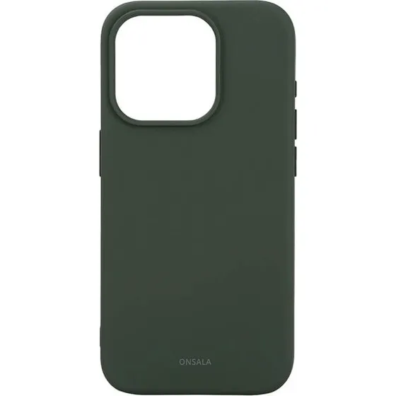 Onsala MagSeries Silikonefølelse Olivengrøn iPhone 15 Pro