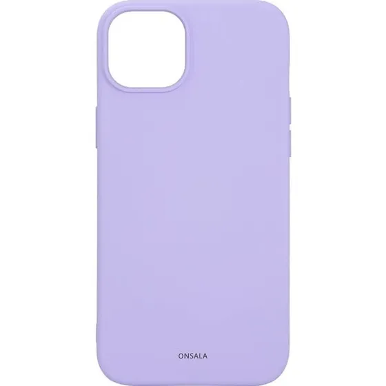 Onsala MagSerie iPhone 15 Plus Lilla Recycled Silikone