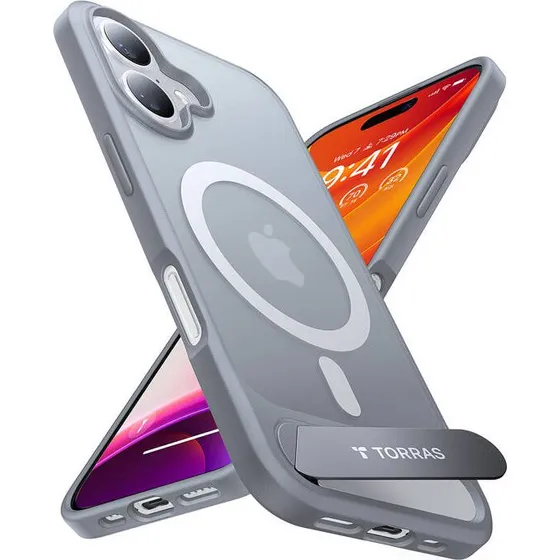 Torras Pstand Series - iPhone 16 Pro (Titanium Grå)