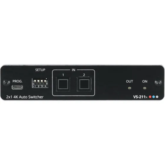 Kramer DigiTOOLS VS-211X HDMI Video-/Audioswitch, 2x HDMI, Desktop