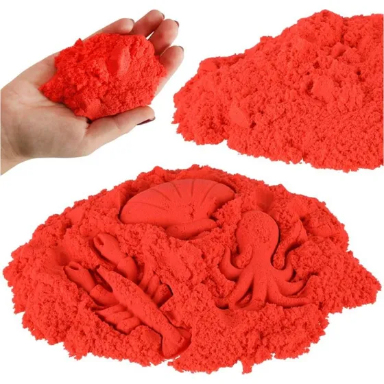 Kinetisk Sand Rødt 1 kg