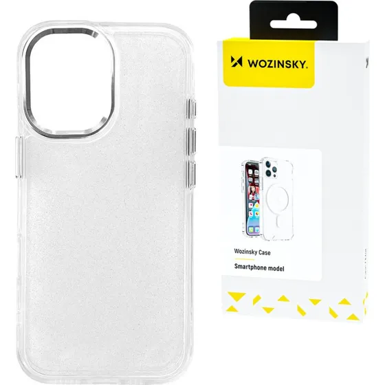 Wozinsky Glitter Case til Samsung Galaxy S25 – Transparent