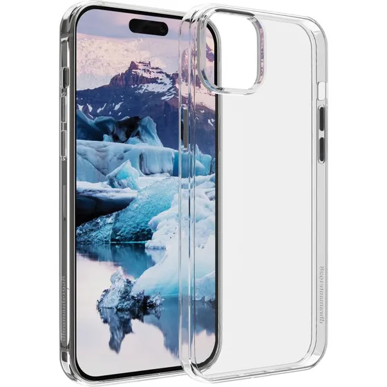 Nuuk iPhone 15 Clear - Stødbeskyttende, genbrugt plastik