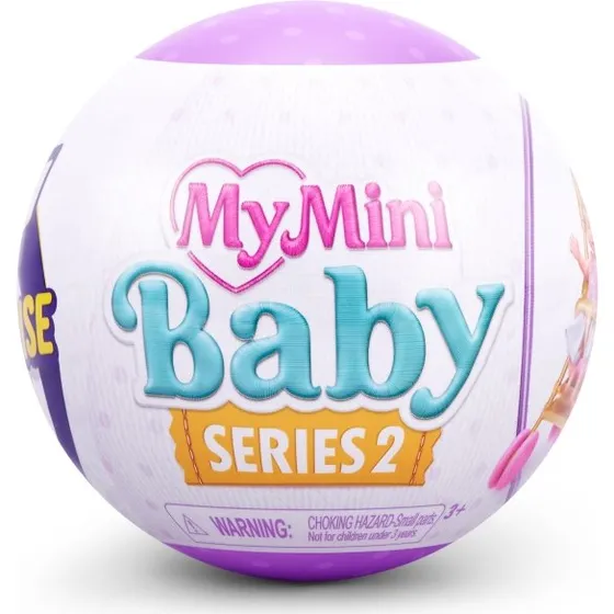 Zuru 5 Surprise My Mini Baby S2 – Mini Silikonebaby med 5 Overraskelser