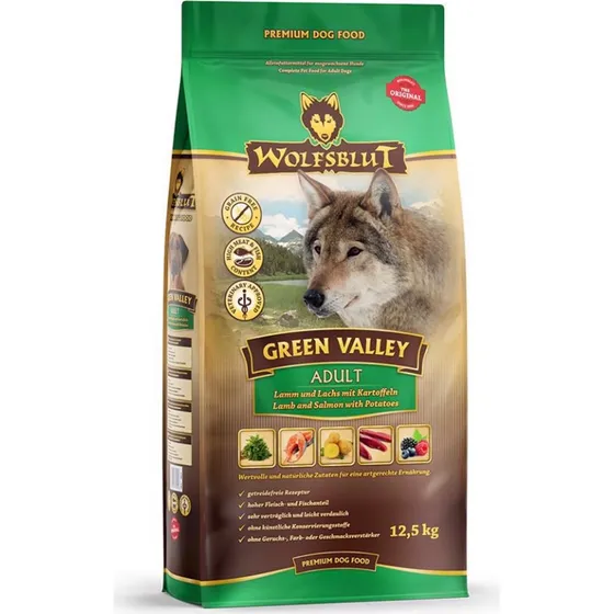 Wolfsblut Green Valley Adult lam & fisk, 12,5 kg