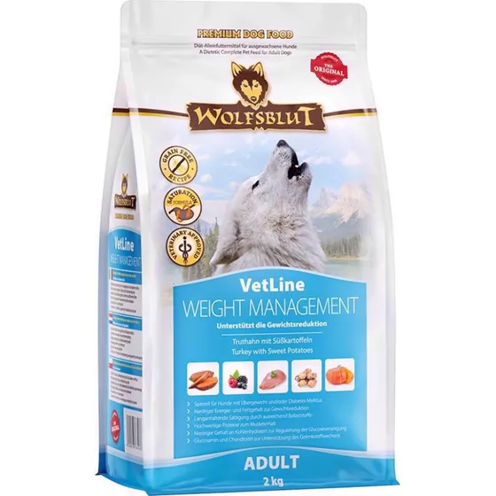 WolfsBlut VetLine Weight Management slankefoder, 2 kg
