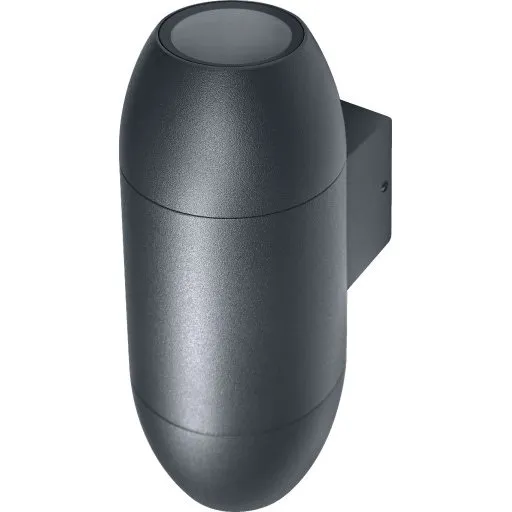 Osram Endura Cannon udendørs væglampe i mørkegrå aluminium, GU10
