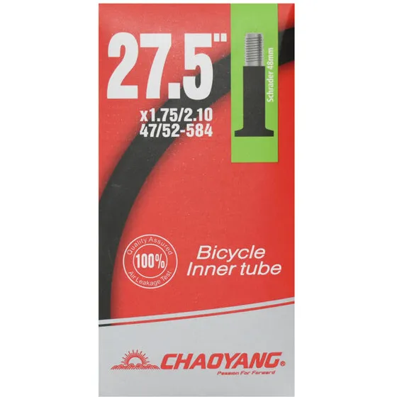 Chaoyang slange 27,5x1,75-2,10 - 48 mm racerventil