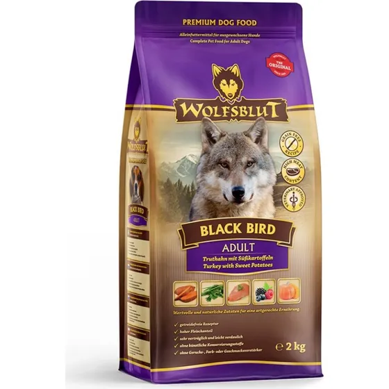 WolfsBlut Black Bird Adult med kalkun, 2 kg