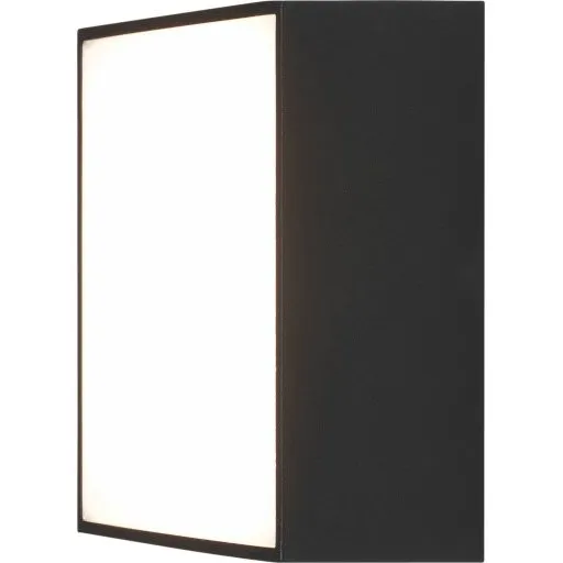 Astro Kea Square udendørs væglampe, sort, 14 cm