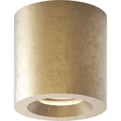 Astro Kos Coastal udendørs loftlampe, 8,5 cm, messing & beton