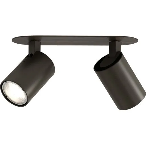 Astro Ascoli Twin spotlampe, 2 spots, bronze
