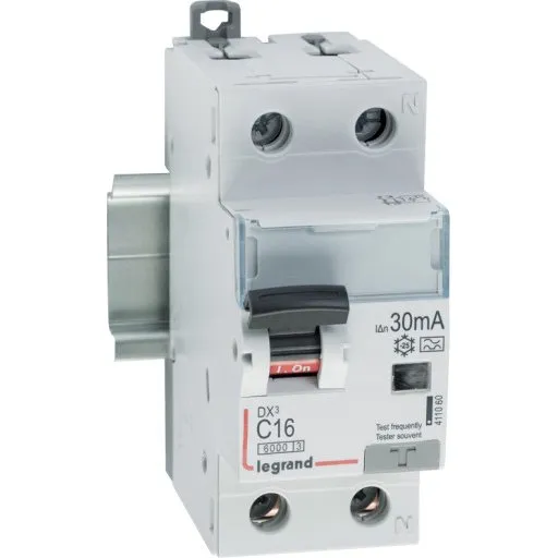 Legrand DX3 HPFI Kombiafbryder 1P+N 30 mA 13A