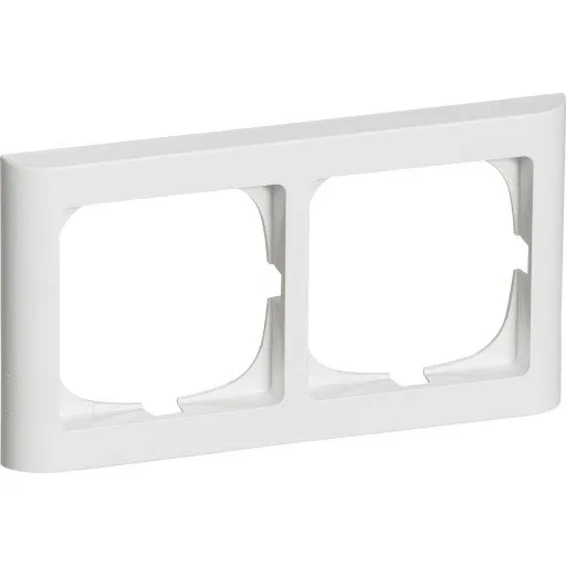 LK Fuga Softline 63 ramme 2x1m vandret hvid