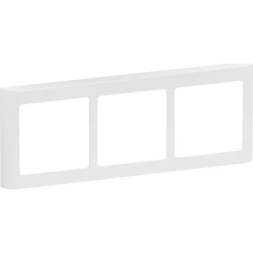 Fuga Soft 63 ramme vandret 3x1, hvid
