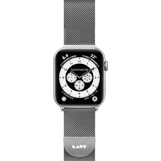 Laut Steel Loop Rem til Apple Watch Sølv