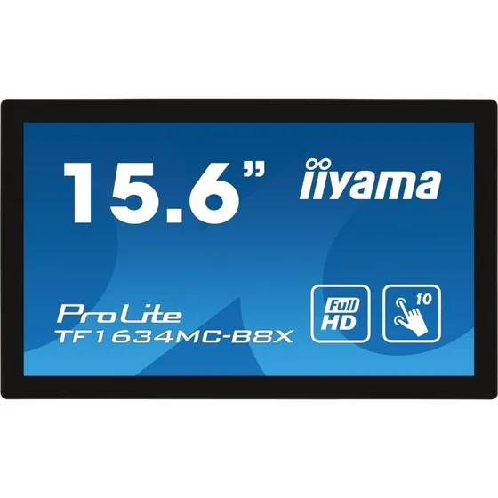 iiyama ProLite TF1634MC-B8X 15,6" Full HD Touchskærm, sort