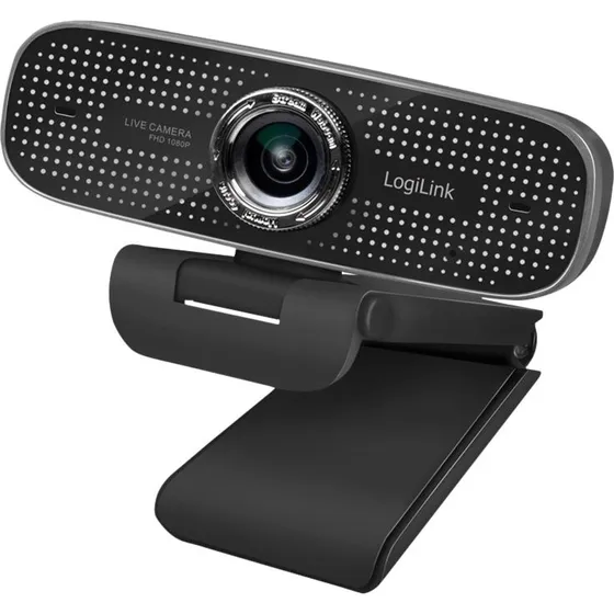 LogiLink Conference HD 1920x1080 Webcam med dual mikrofon