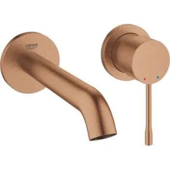 GROHE Essence 2-huls håndvaskbatteri M-Size, børstet warm sunset