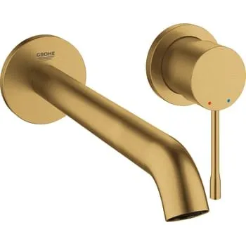Grohe Essence 2-huls håndvaskbatteri L-Size, børstet cool sunrise
