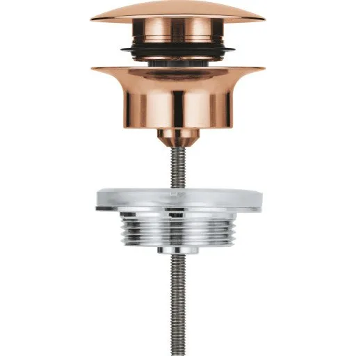 Grohe Push-Open Bundventil, Warm Sunset, Kobber