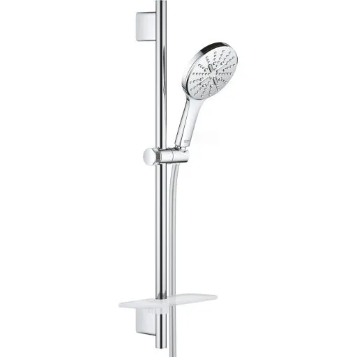 Grohe Rainshower SmartActive 130 brusesæt, krom, 3 stråletyper