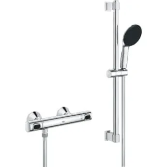 Grohe Precision Flow Brusesæt 600 1/2" Krom