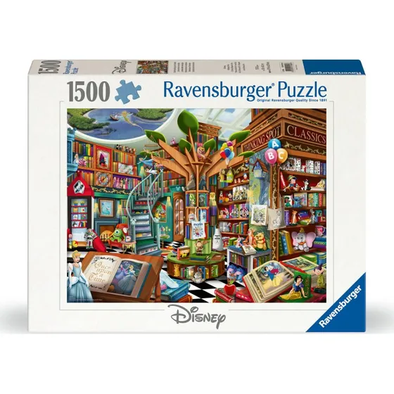 Ravensburger Disney Story Book 1500p - Puslespil med klassiske Disney-historier