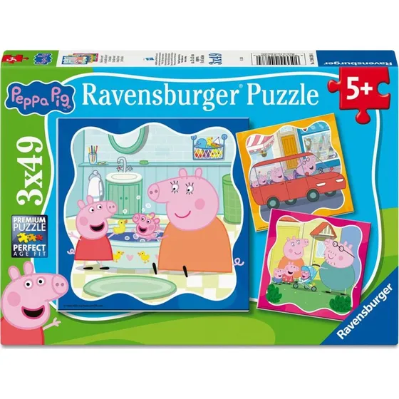 Ravensburger Peppa Pig 3x49p - 5+