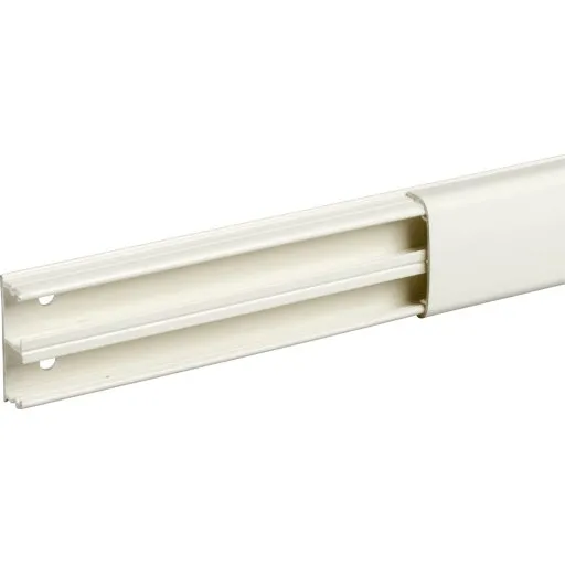 Schneider Electric OpLine mini kanal 12x30 mm, 2 rum, hvid, 2100 mm