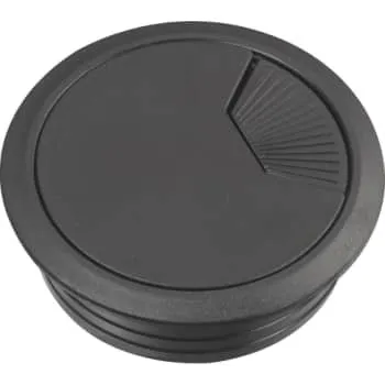 Schneider Unica+ kabelgennemføring Ø60 mm sort