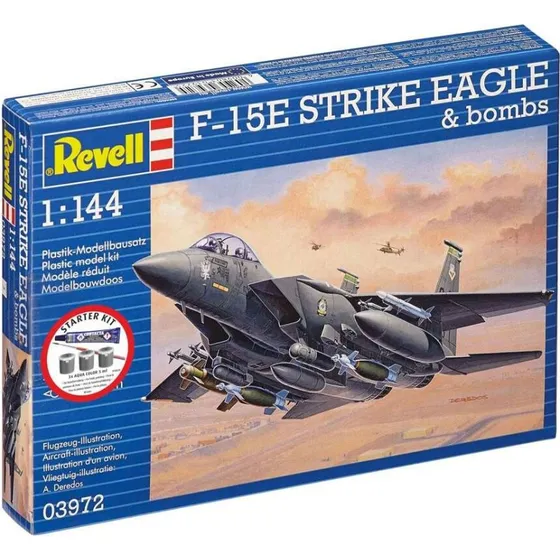 Revell F-15E Strike Eagle 1:144 Starter Kit med bomber