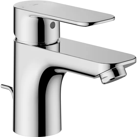 Oras Linea håndvaskarmatur med trækstang, krom, 101 mm